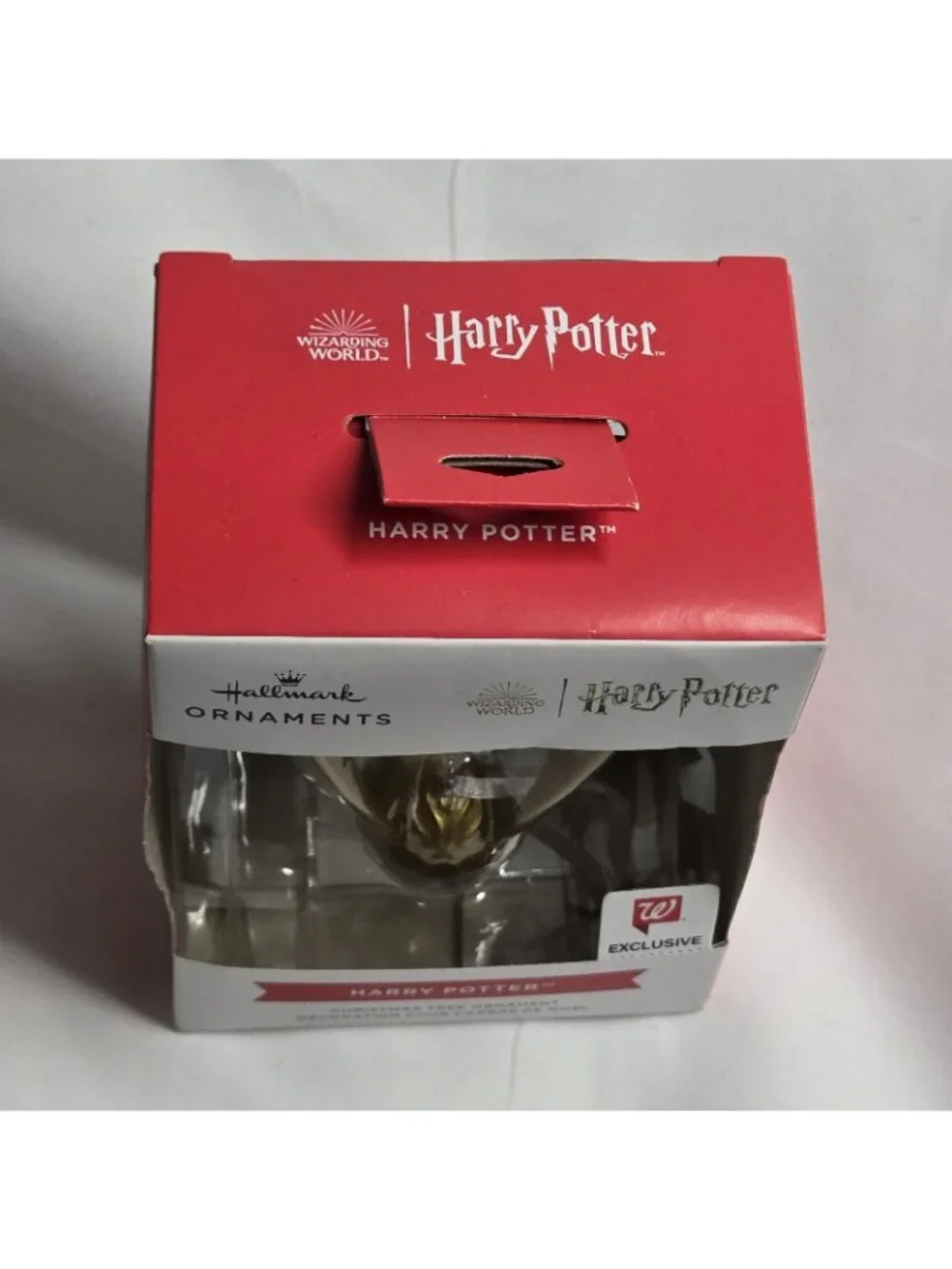 HARRY POTTER-HALLMARK ORNAMENT -GOLDEN SNITCH - 2022 WALGREENS EXCLUSIVE - NIB